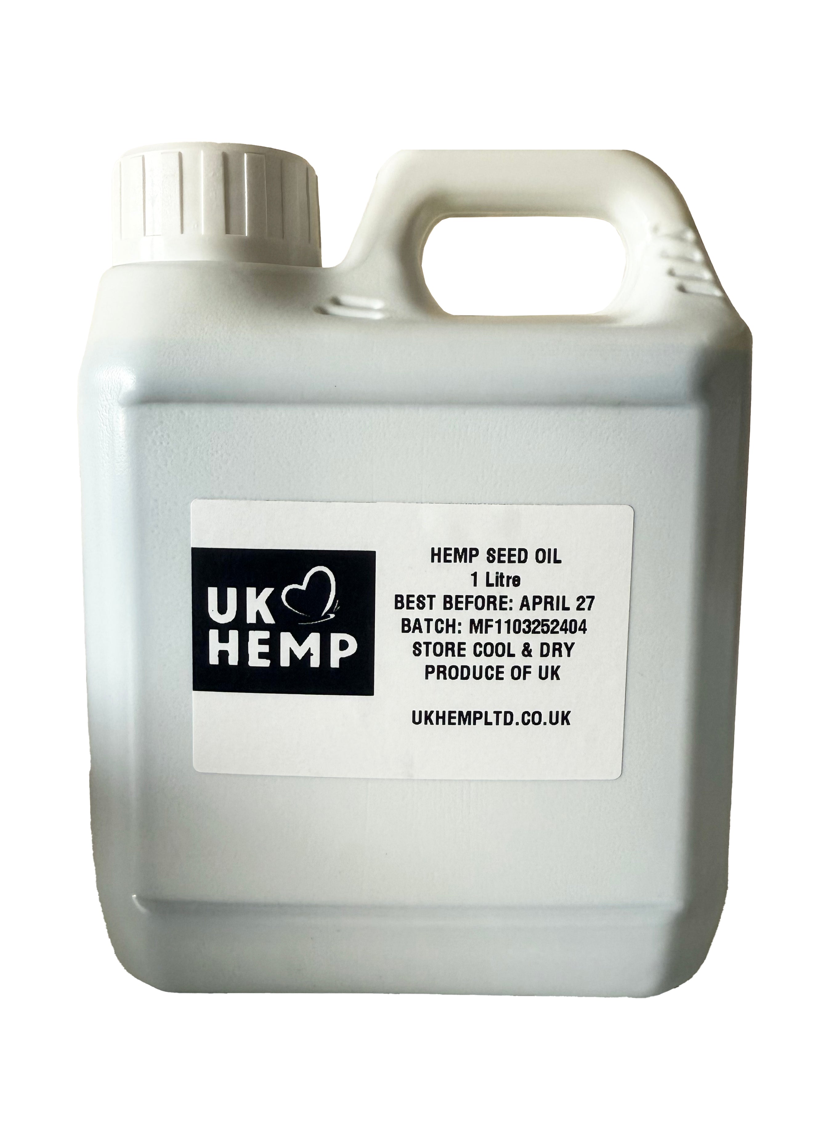 Bulk Hemp Seed Oil - Cold Pressed